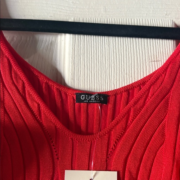 Guess Vibrant Red Knit Dress - Picture 3 of 5